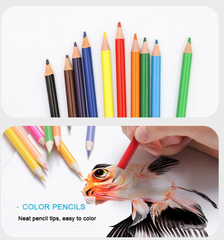 Cartoon Art Kit 84 Pcs