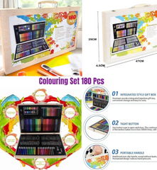 Art Set 180 Piece Deluxe Painting Drawing Kit